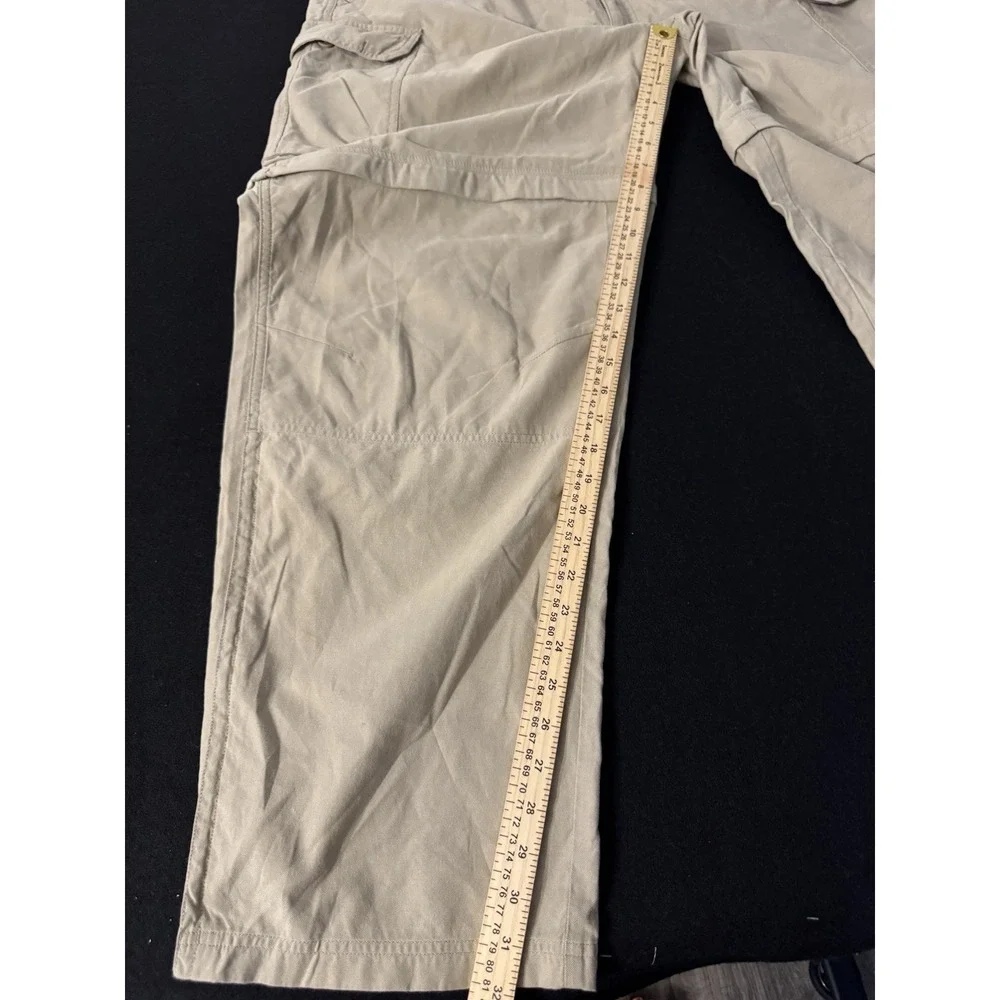 REI Cotton Khaki Pants /Zip Off Legs/size 38x32